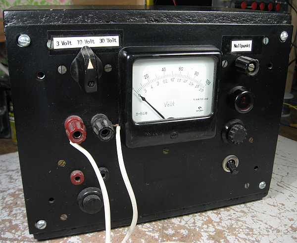 Uraltprojekt analoges DC-Voltmeter mit einem Operationsverstärker – Volkers  Elektronik-Bastelseiten