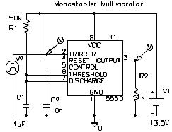 Ne555 Astabiler Multivibrator Schaltbild