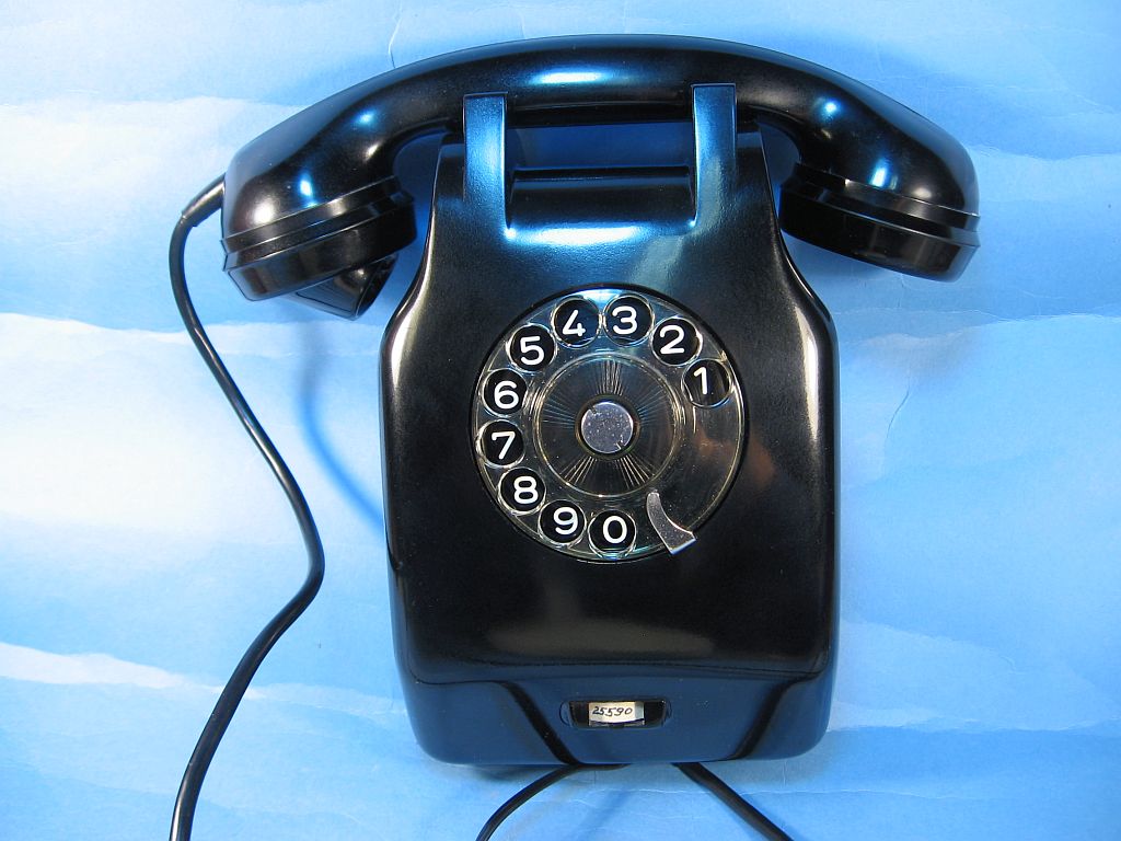SCHRACK W80 Wählscheibenetelefon OVP NOS 1984 beige 