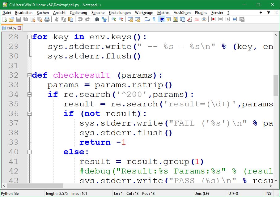 Asterisk AGI-Skript in Python für die Rufweiterleitung mit CallThrough